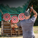 NedFoss 16" Champion Throwing Axe Set, 2 Pack Throwing Axes and Tomahawks with 1065 High Carbon Steel & Wooden Handle, Perfect for Axe Throwing Game, Recreation and Competition, Gift for Men NedFoss