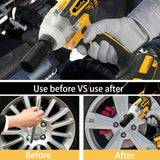 RhovixStar 20V MAX Cordless Impact Wrench Kit,1/2" Brushless Motor High Torque Impact Gun,4000mAh Battery and Charger Included,Variable Speed RhovixStar