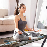 Ghroiep 2 Piece Coffee Kitchen Decor Rugs Set, Farmhouse Country Kitchen Rugs and Mats Non Skid Washable Absorbent Microfiber Kitchen Accessories Decoration Floor Mats 17"x47"+17"x30" Ghroiep