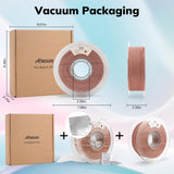 AMOLEN PLA Matte 3D Printer Filament, Terracotta PLA Filament 1.75mm with Smooth Matte Finish, 3D Printing Filament for Most FDM 3D Printers, Dimensional Accuracy +/- 0.02mm, 1kg Spool (2.2lbs) AMOLEN