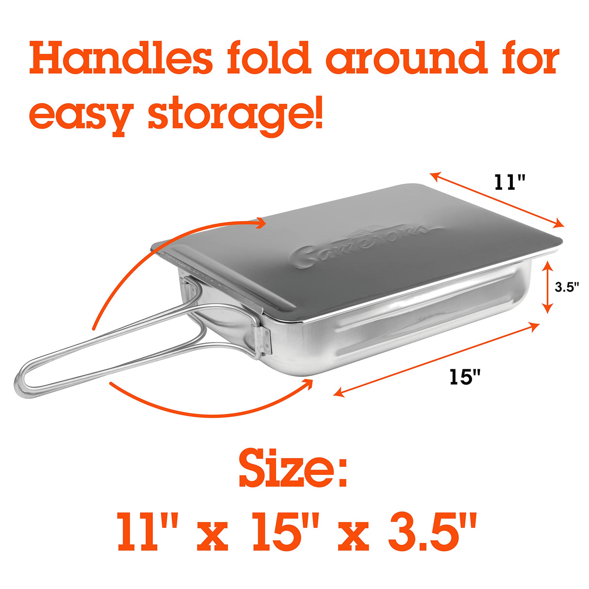 Camerons Original Stovetop Smoker - Smoker Box Gift Set w/Oak, Apple, Hickory Wood Chip Pints & Recipes - Indoor Outdoor Use on Any Heat for Smoking Meats, Veggies & Seafood - Grilling Gift for Men Camerons