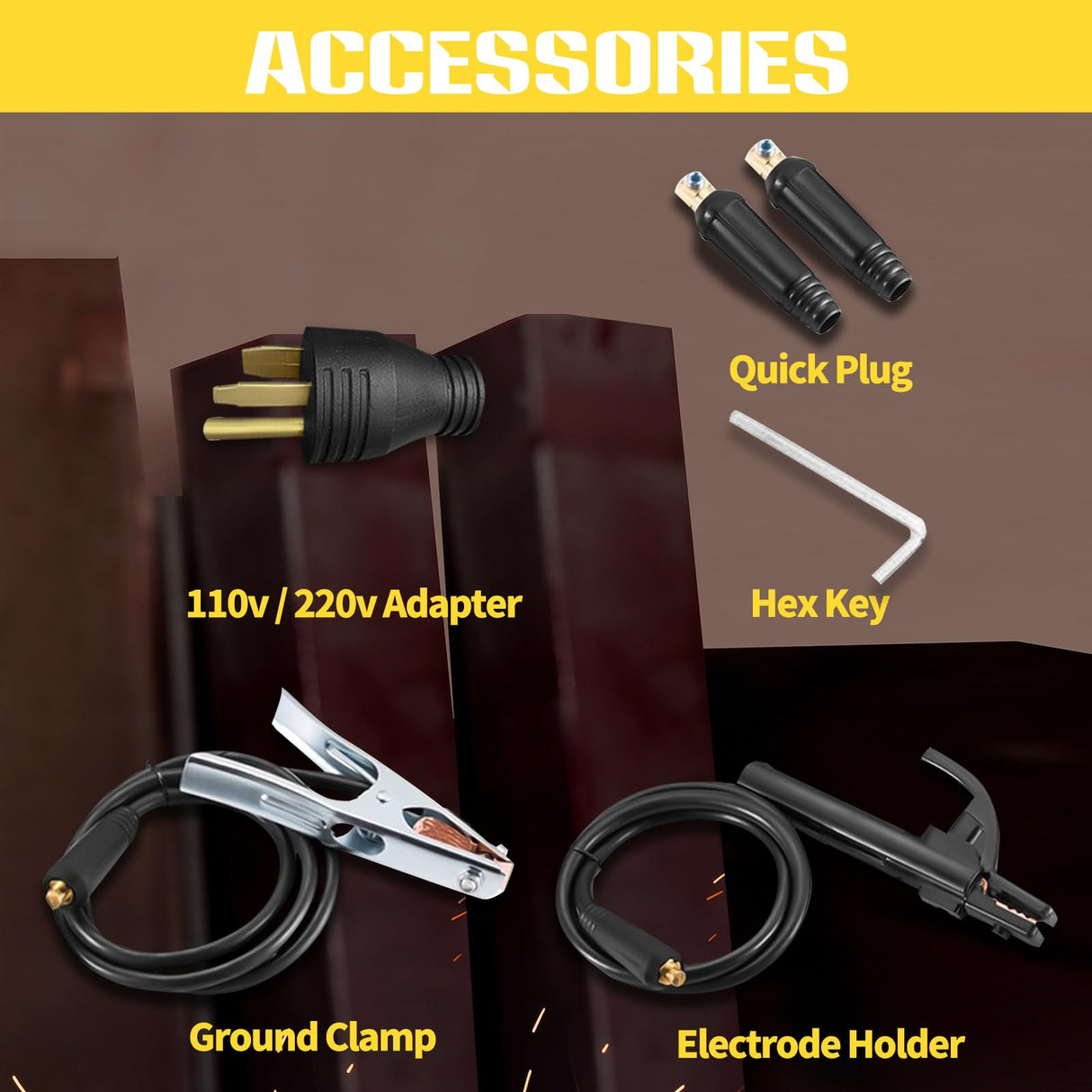 SSIMDER Stick Welder, Welding Machine 110v/220v 130A 2 In 1 Hot Start/ARC Force/LIFT TIG Welding Machine, Mini Portable ARC200S Small Anti-Stick Welder with Smart LCD IGBT Digital Welder S SIMDER