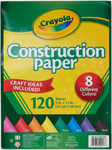 Crayola Construction Paper, 120 Sheets Crayola