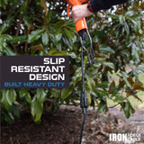 Iron Forge Cable 50 Ft Extension Cord, 16/3 Black 50 Foot Extension Cord Indoor & Outdoor Use, 3 Prong, Weatherproof, US Veteran Owned, Great for Outside, Landscaping & Lawn IRON FORGE CABLE