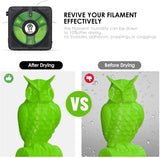 【EIBOS Official】 3D Printer Filament Dryer Easdry, 3D Printer Filament Dry Box with Fan, Adjustable Temperature, Humidity Control & Spool Holder, Compatible with 1.75mm 2.85mm 3.00mm Nylon, PLA, TPU EIBOS