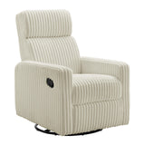 Oxford Baby Layton Glider/Recliner Nursery Chair, Corduroy Pearl White Oxford Baby