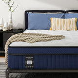 NiSleep Twin Mattress, 14 Inch Pillow Top Mattress in a Box, Medium Firm Fiberglass-Free, Soft Breathable Pressure Relief Memory Foam Hybrid Pocket Innerspring Bed, CertiPUR-US Certified NiSleep