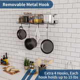 2 Pack Garage Wall Shelf, Wall Mounted Storage Shelves, Heavy Duty Metal Shelves for Room Wall, Loads 130 LBS Floating Shelves Mesh Storage Rack for Garage, Office, Basement,Wall Cabinet and Kitchen Riciakik