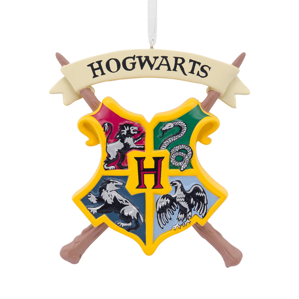 Hallmark Harry Potter Hogwarts Crest Christmas Ornament Hallmark