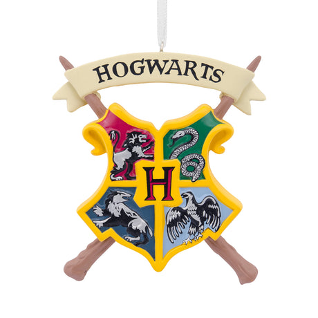 Hallmark Harry Potter Hogwarts Crest Christmas Ornament Hallmark