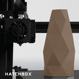 HATCHBOX 1.75mm Wood PLA 3D Printer Filament, 1 KG Spool, Dimensional Accuracy +/- 0.03 mm, 3D Printing Wood Filament HATCHBOX