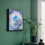 Rose Diamond Art Kits for Adults,Crystal Flower DIY Diamond Painting Kits for Adult Beginners,Full Drill Round Gem Painting Art Craft for Home Wall Decor 14x14 Inch. MBNTJHT