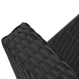 Outsunny 4 Piece Wicker Patio Furniture Set with Cushions, Outdoor Sectional Furniture with 2 Sofa, Loveseat, and Glass Top Coffee Table, Conversation Sofa Sets for Garden, White Outsunny