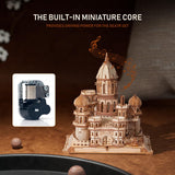 RUIFAM 3D Wooden Puzzles DIY Mechanical Wooden Wide Model Kit 1000 Pcs 3D Puzzles for Adults Teens 14+Years Puzzle Enthusiasts Box Clockwork Enchanted Castle RUIFAM