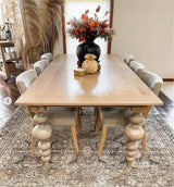 Carolina Leg Co. Massive Modern Chunky Pine Dining Table Legs - Handmade in USA - Set of 4 Wooden Legs with Large Center Ball (6.75 Diameter) - Ideal for Custom Furniture Projects CAROLINA LEG CO.