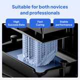 ELEGOO Standard 3D Printer Resin 1kg Clear Green, Rapid Precise Printing Resin 405nm LCD UV-Curing for LCD 3D Printer ELEGOO