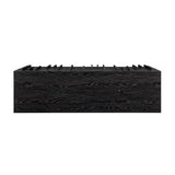 Walker Edison Contemporary Detailed 3-Door Sideboard, 55 Inch, Black Walker Edison