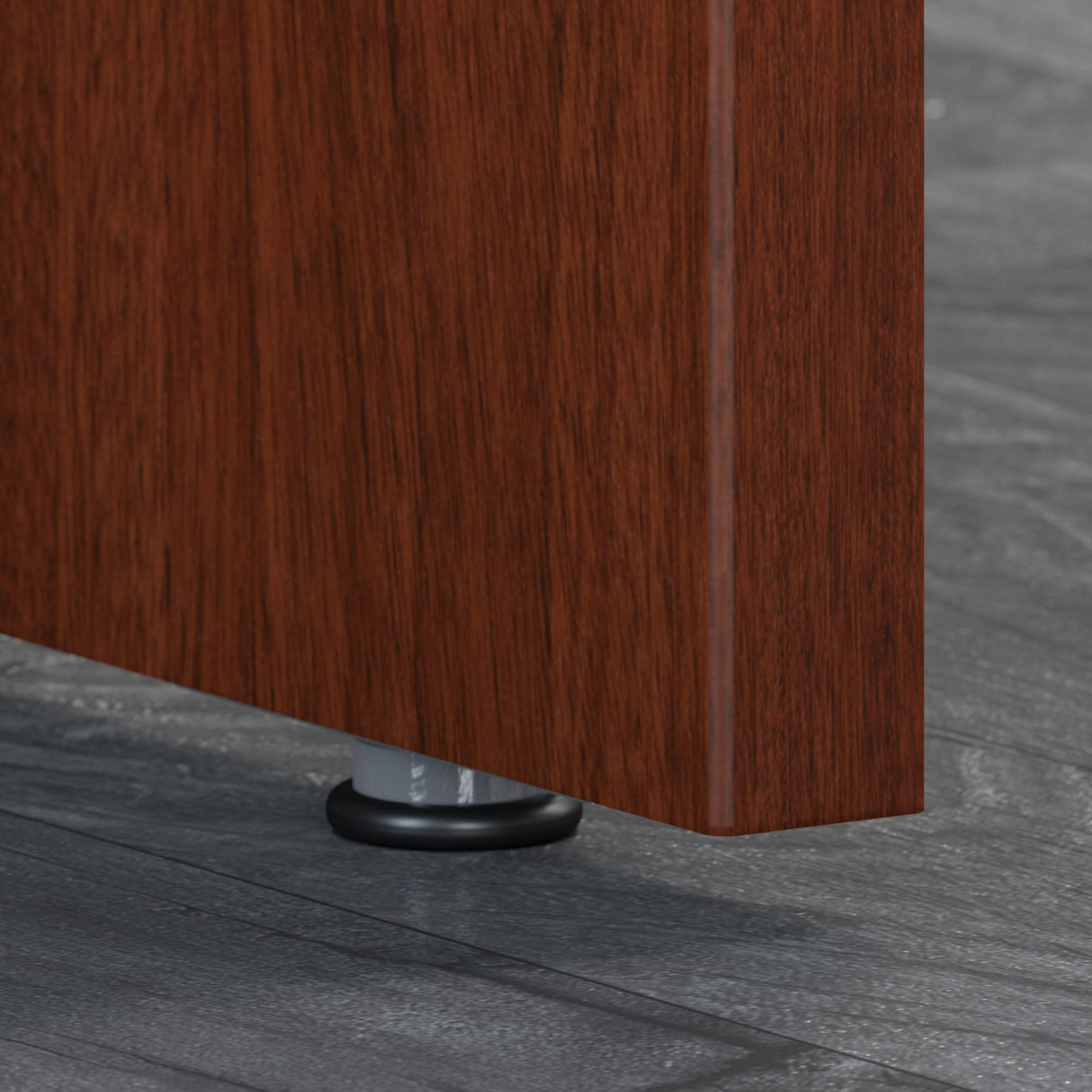 Bush Business Furniture Series C 72W Bow Front Office Desk in Mahogany, Large Computer Table for Home and Professional Workplace Bush Business Furniture