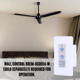 Canarm CP48D10N 48-Inch Industrial DC Ceiling Fan, High-Performance, Black, Downrod Mount, Energy-Efficient Cooling for Commercial & Residential Use Canarm