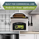 VacMaster VP220 Commercial Chamber Vacuum Sealer for Sous Vide, Liquids, Powders, Food Storage, 110V, Maintenance-Free Air Pump, Industrial Grade Vacuum Packaging Machine with 12.25” seal bar Vacmaster