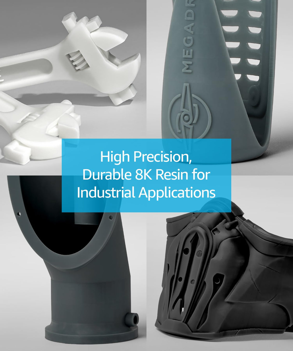 SuperPCS 3D Printer Resin, Toughest and Fastest, 50um 1.8GPa Print in 1.5 sec, Made in Korea by 3DMaterials (1000g, Black) 3DMaterials