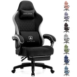 GTPLAYER Gaming Chair, Computer Office Chair with Pocket Spring Cushion, Linkage Armrests and Footrest, High Back Ergonomic Computer Chair with Lumbar Support Task Chair with Footrest GTPLAYER