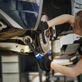 ACDelco ARW1218-K18 G12 Series 12V Li-ion Cordless 3/8” Extended Rachet Wrench & ¼” Ratchet Wrench Combo Tool Kit,Blue/Red ACDelco