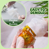 LET’S Resin 3pcs Animal Resin Molds, Large 3D Chicken & Duck Resin Molds Silicone, Flexible Effortless Demoldable Epoxy Molds for Resin Casting, Soap, Candle, Flowers Preservation, Chicken Decor LET'S RESIN