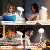 Battery Operated Lamp Rechargeable Lamp Foldable+Portable Light,9 Brightness Dimmable Cordless Lamp Rechargeable Light Wireless Lamp Mini Lamp,Cordless Lamps Rechargeable Cordless Table Lamp USB Light One Fire
