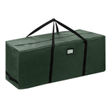 Elf Stor Green Rolling Christmas Storage Bag-For 12 FT Artificial Trees Canvas Duffel with Wheels-Protects Holiday Decorations & Inflatables, (L) 67” x (W) 28” x (H) 24 Elf Stor