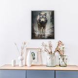 ZUVRDIAI Paint by Numbers Wolf for Adults, Acrylic Oil Painting by Numbers Kits for Beginner with Brushes Paintwork Art Canvas for Home Decor 16x20 Inch ZUVRDIAI