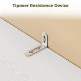 IRONCK Bookcase and Bookshelves, 70" Tall Bookshelf Floor Standing 6 Tiers Display Storage Shelves, Book Shelf with Drawers for Home Office, Living Room, Bedroom, Library, White IRONCK