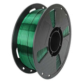 CC3D Silk PLA Filament Forest Green 1.75mm 1KG 3D Printing Silky Shiny Metallic PLA Christmas Green Color FDM Filament 3D Printer Materials CC3D