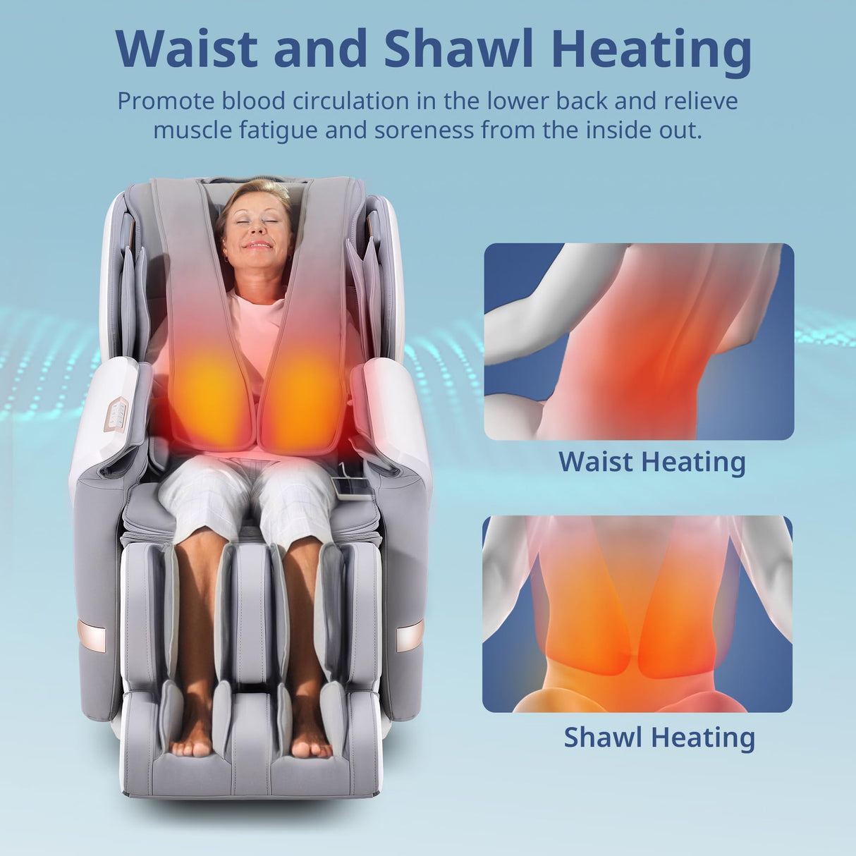 MYNTA 2025 4D Massage Chair for Full Body, Zero Gravity Recliner with 4D+2D Dual Mechanism, Waist & Shawl Heating with Extended SL-Track, Foot & Calf Massager, Music Sync with Hi-Fi Bluetooth Speaker MYNTA