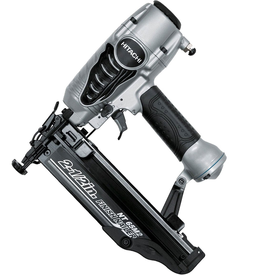 Hitachi NT65M2S 16-Gauge Finish Nailer with Integrated Air Duster, 2-1/2-Inch, Silver (Discontinued by the Manufacturer) - WoodArtSupply