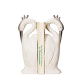Creative Co-Op Resin Heron Bookends, Cream, Set of 2 Creative Co-Op
