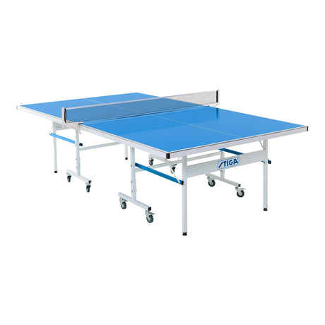 STIGA XTR Professional Outdoor Table Tennis Tables – All Weather Aluminum Waterproof Outdoor or Indoor Design with Net & Post - 10 Minute Easy Assembly Ping Pong Table with Compact Storage STIGA