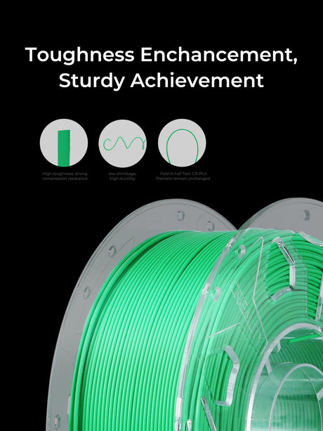 Creality PLA Filament 1.75mm, 3D Printer Filament, 1.0kg (2.2lbs) Spool, No Warp Enhanced Toughness, Dimensional Accuracy ±0.03mm Printing Filament, for FDM 3D Printers (Rainbow) Creality