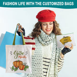 MAFYE 30 Pack Sublimation Blanks Tote bags, Reusable Grocery Bags DIY Heat Transfer Canvas Tote Bags Cosmetic Makeup Bags Shopping Bags with Customized Color for DIY, Advertising, Christmas Craft MAFYE