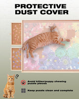 Jigsaw Puzzle Board Table with Drawers and Cover, 1000 Piece Wooden Puzzle Easel, 30''x22'' Portable Tilting Puzzle Plateau for Adults and Children, Translucent Cover XIJ