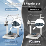 3D Printing Filament Basic PLA Filament 1.75mm 300mm/s 1kg Cardboard Spool Dimensional Accuracy +/- 0.03 mm Fit Most 3D FDM Printer-Grey 3DHoJor