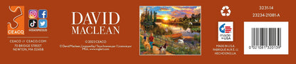 Ceaco - David Maclean - River Sunset - 1000 Oversized Piece Jigsaw Puzzle