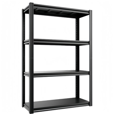 LI JIU HOME 4-Tier 31.5" W x 15.8" D x 63" H Garage Shelving 2000LBS Storage Shelves Heavy Duty Metal Shelf Unit Adjustable Basement Industrial Storage Racks LI JIU HOME