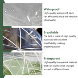 Gaonala Garden Dome Igloo, 12 * 7.2 ft PVC Dome Tents with 2 * 10m Light Strings, Weatherproof Greenhouse Garden Bubble Tent, Outdoor Igloo Dome for Winter, Party, Backyard Gaonala