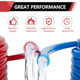 EFIELD 1/2 inch 2 x100 ft Pex-A Pipe/Tubing Blue & Red 200 ft Length for Potable Water-for Hot/Cold Water-Plumbing Applications, with Free Pipe Cutter EFIELD