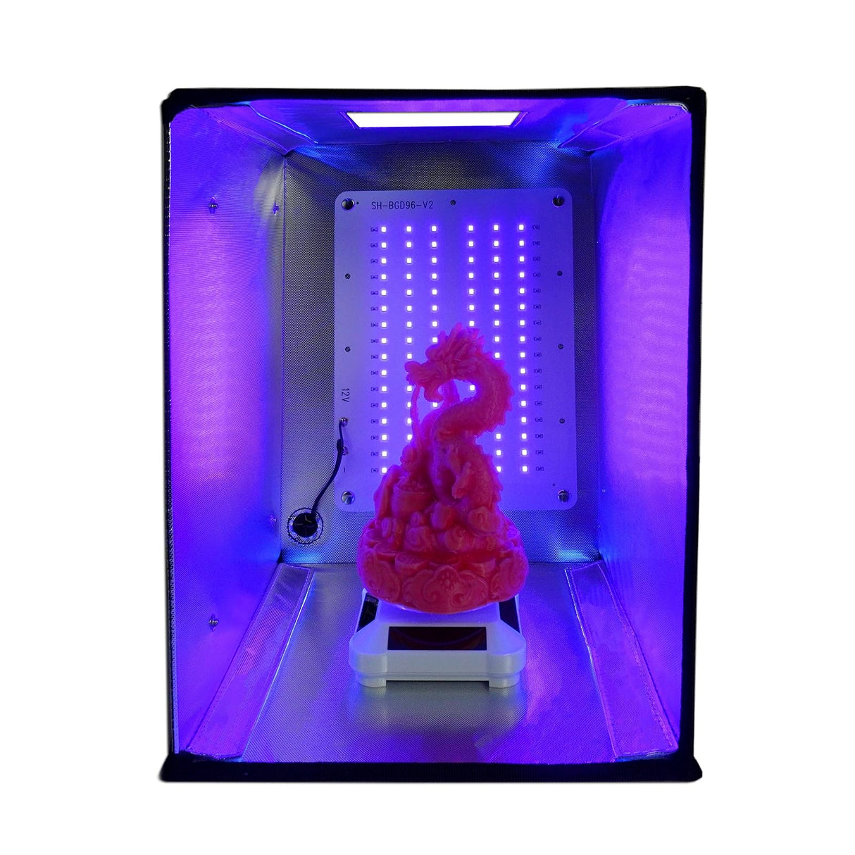 Upgrade UV Resin Curing Box with Adjustable Brightness 48W 395nm UV Curing Light Smart Time Control UV Cure Station DIY Curing Enclosure for SLA/DLP/LCD 3D Printer Solidify Photosensitive Resin HOCENWAY