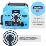 YIHUA 936A II Soldering Iron Station Kit, 65W with Intelligent Working Light. Easily Adjustable from 392℉～896℉. With Plug-in Iron Handle, a Solder Iron Stand, Solder Wire & 5 extra Solder Tips. YIHUA