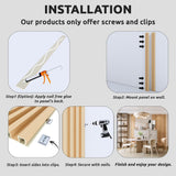 WPC Slat Wall Paneling, Modern Accent 3D Wall Panels, 8-Piece 94.5" x 6.6" TV Wall Panel, Bedroom, Living Room, Oak Carlo Schdoo