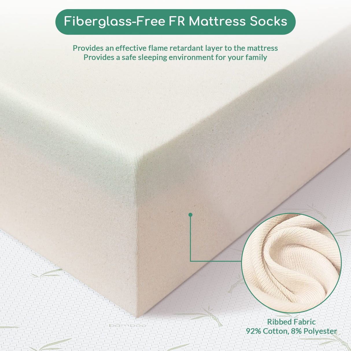 Airdown Full Mattress, 6 Inch Memory Foam Mattress in a Box for Kids with Breathable Bamboo Cover, Medium Firm Green, Trundle Bed, CertiPUR-US Certified, Made in USA (AD-DM-6F) Airdown