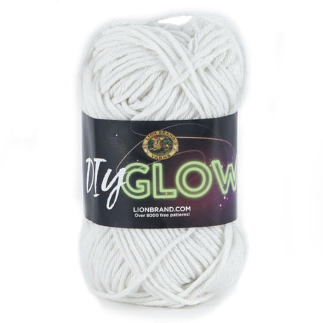 Lion Brand Yarn DIY Glow Yarn, Natural Lion Brand Yarn